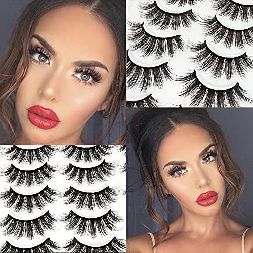 Natural Realistic Mixed-Race False Eyelashes | Thick and Long | Easy to Apply | Long-Lasting | Perfect for Enhancing Eye Makeup