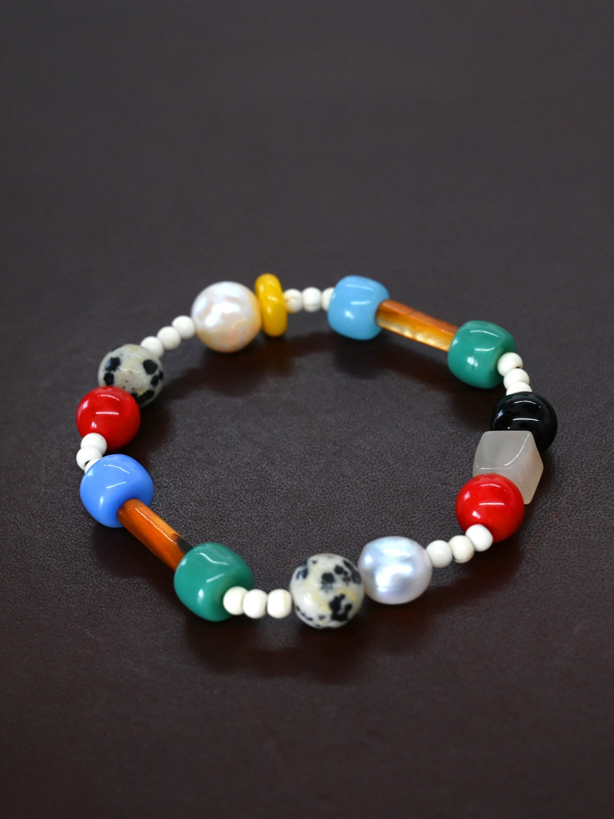 Handmade Colorful Beaded Bracelets - Unique Gift | Natural Stones & Pearls