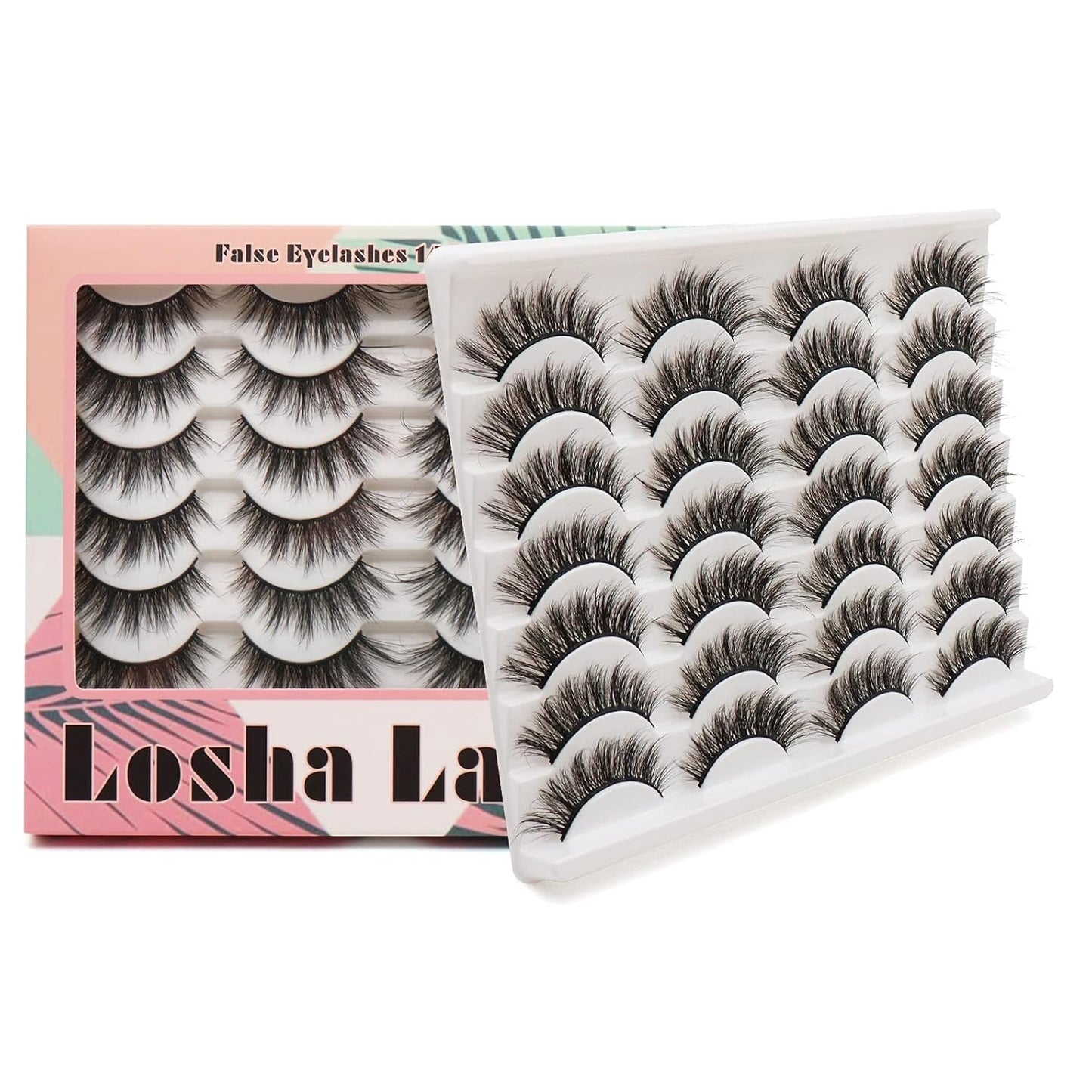 Natural Realistic Mixed-Race False Eyelashes | Thick and Long | Easy to Apply | Long-Lasting | Perfect for Enhancing Eye Makeup